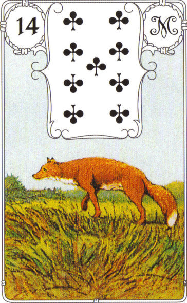 Lenormand Tageskarte der Fuchs