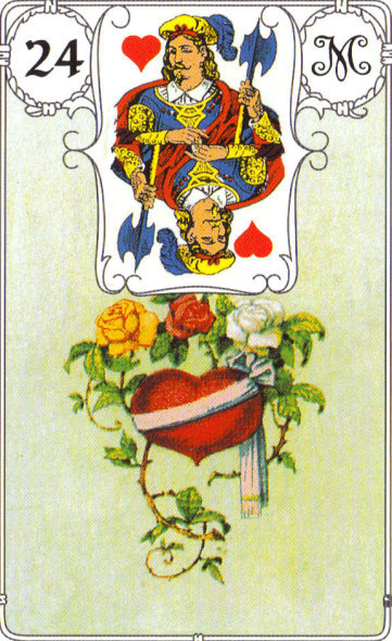Lenormandkarte 24: Das Herz