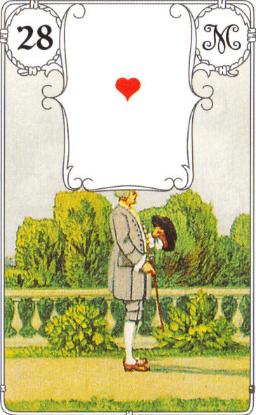 Lenormandkarte 28: Der Herr