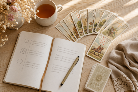 Lenormand Tagebuch schreiben