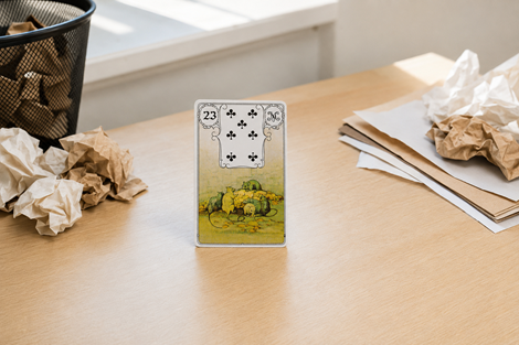 Die Mäuse als Lenormand-Tageskarte beim Loslassen belastender Gedanken und Zweifel